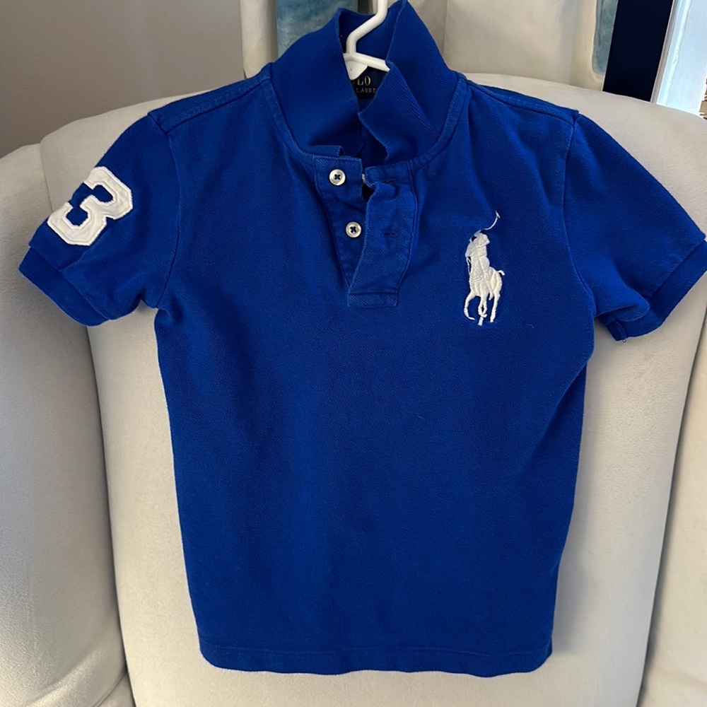 Boys large pony polo perfect for Spring and Summer!